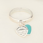 Кольцо Return To Tiffany белое с голубым