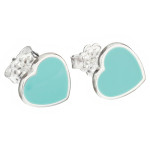 Серьги Tiffany Return To Tiffany белые с голубым