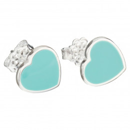 Серьги Tiffany Return To Tiffany белые с голубым