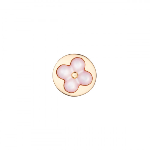 Серьги Louis Vuitton Color Blossom розовые с розовой керамикой