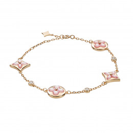 Браслет Louis Vuitton Color Blossom розовый