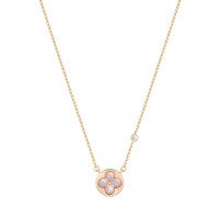 Кулон Louis Vuitton Color Blossom розовый с розовой керамикой