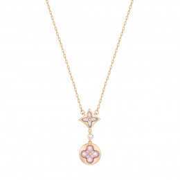 Кулон Louis Vuitton Color Blossom розовый