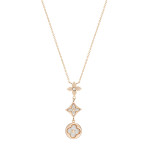 Кулон Louis Vuitton Color Blossom желтый с керамикой