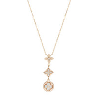 Кулон Louis Vuitton Color Blossom желтый с керамикой