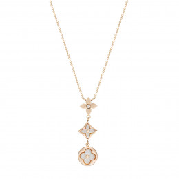 Кулон Louis Vuitton Color Blossom желтый с керамикой