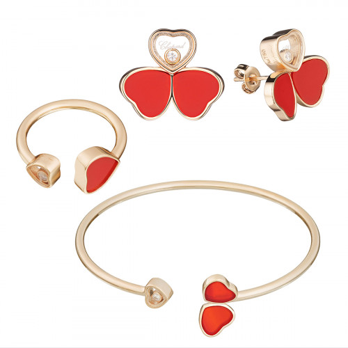 Комплект Chopard Happy Wings красный в розовом