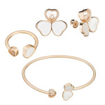 Комплект Chopard Happy Hearts белый в розовом