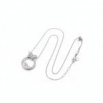 Кулон Chopard Happy Hearts белый в белом бабочки