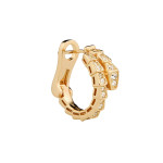 Серьги Bvlgari Serpenty с камнями розовые
