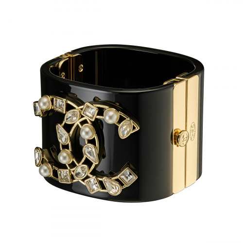 Браслет Chanel с жемчугом и кристаллами