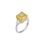Кольцо Graff Shape Ring желтое