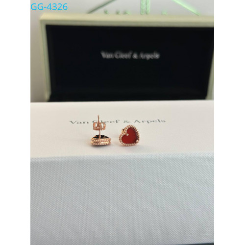 Комплект Van Cleef сердечки (браслет, серьги, кулон)