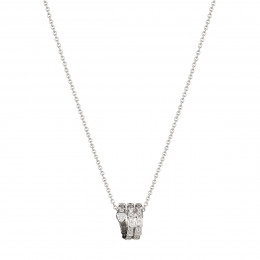 Кулон BVLGARI Serpenti белый