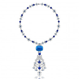 Колье Bvlgari синее