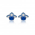Серьги Bvlgari синие