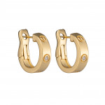 серьги Cartier Love желтые