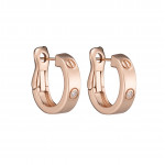 серьги Cartier Love розовые