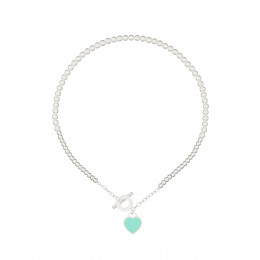 Колье Tiffany Hard белое зеленое