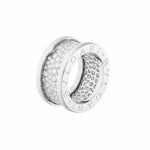 Кольцо BVLGARI B.Zero 1 с камнями в пять полос VGOLD