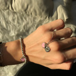 Браслет и кулон Return to Tiffany с розовым сердцем