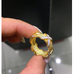 Трехрядное кольцо Tiffany Schlumberger Rope X