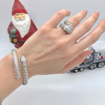 Комплект Bvlgari Serpenti классический (браслет и кольцо)