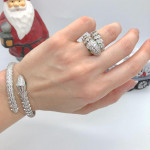 Комплект Bvlgari Serpenti классический (браслет и кольцо)