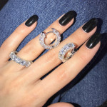 Комплект Tiffany and Co серебро 925 (серьги, кольцо)