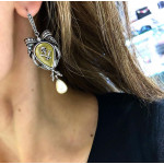 Серьги Alexander McQueen с черепом