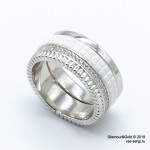 Кольцо Boucheron белое (серебро 925)