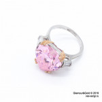 Кольцо Graff Heart Shape Ring розовое