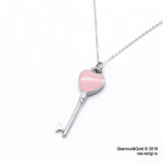 Ключик Tiffany Keys белый крупный