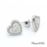 Серьги Return To Tiffany белые с камнями