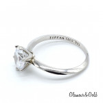 Два кольца Tiffany Embrace каратник и дорожка